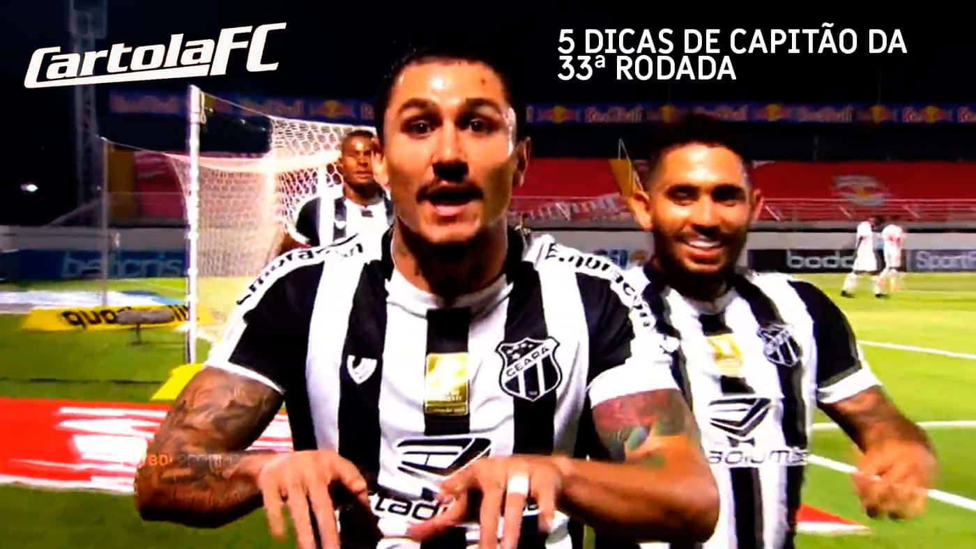 5 dicas de capit&atilde;o da 33&ordf; rodada do Cartola FC