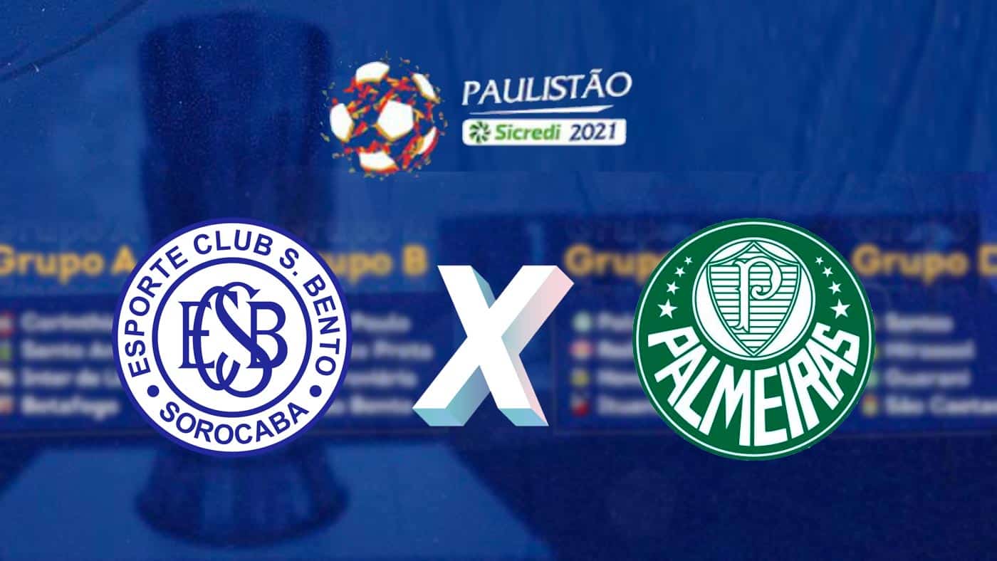 S&atilde;o Bento x Palmeiras: Onde assistir, hor&aacute;rio e escala&ccedil;&otilde;es
