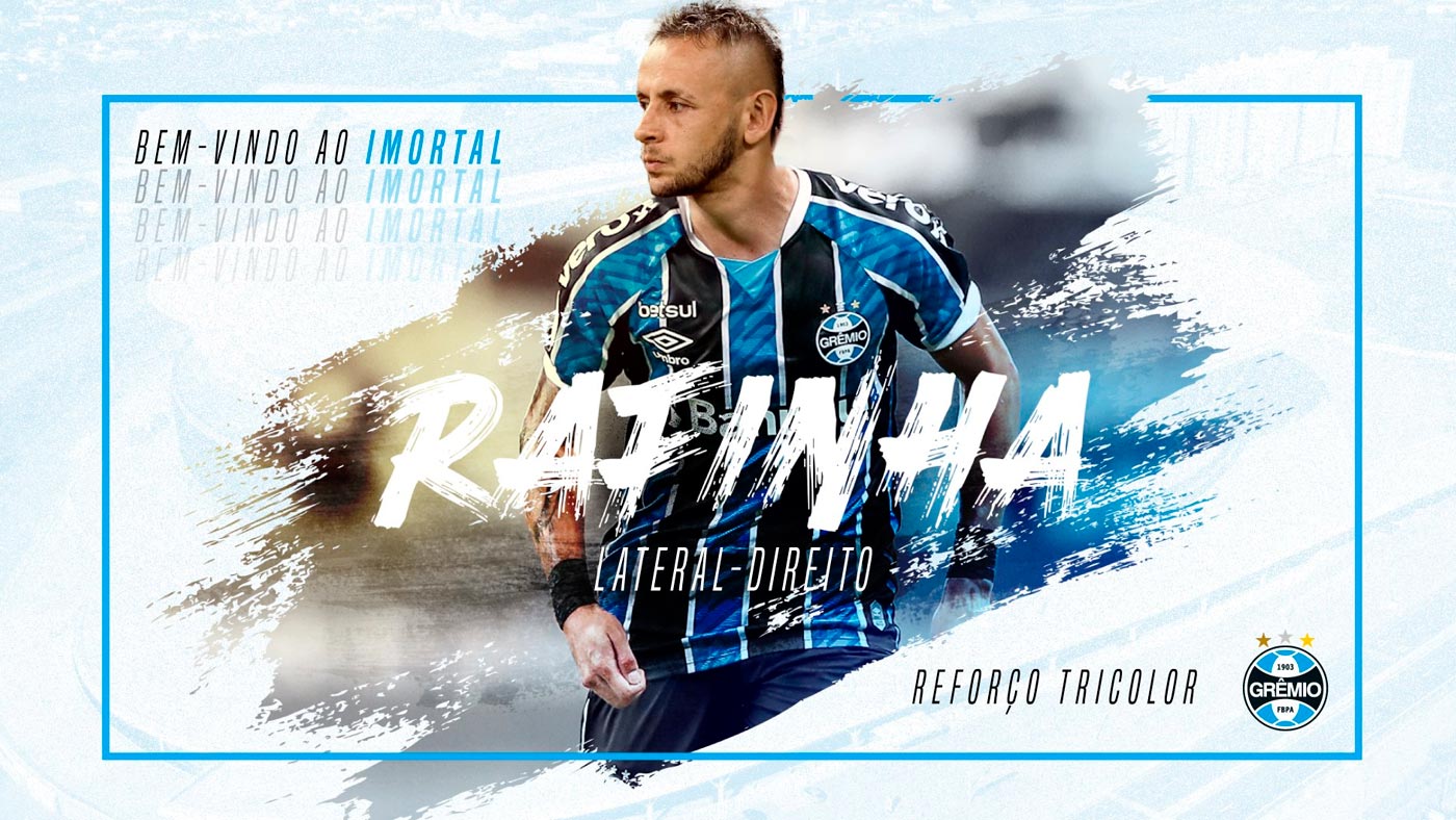 Rafinha &eacute; do Gr&ecirc;mio! An&uacute;ncio oficial &eacute; dado pelo pr&oacute;prio presidente gremista