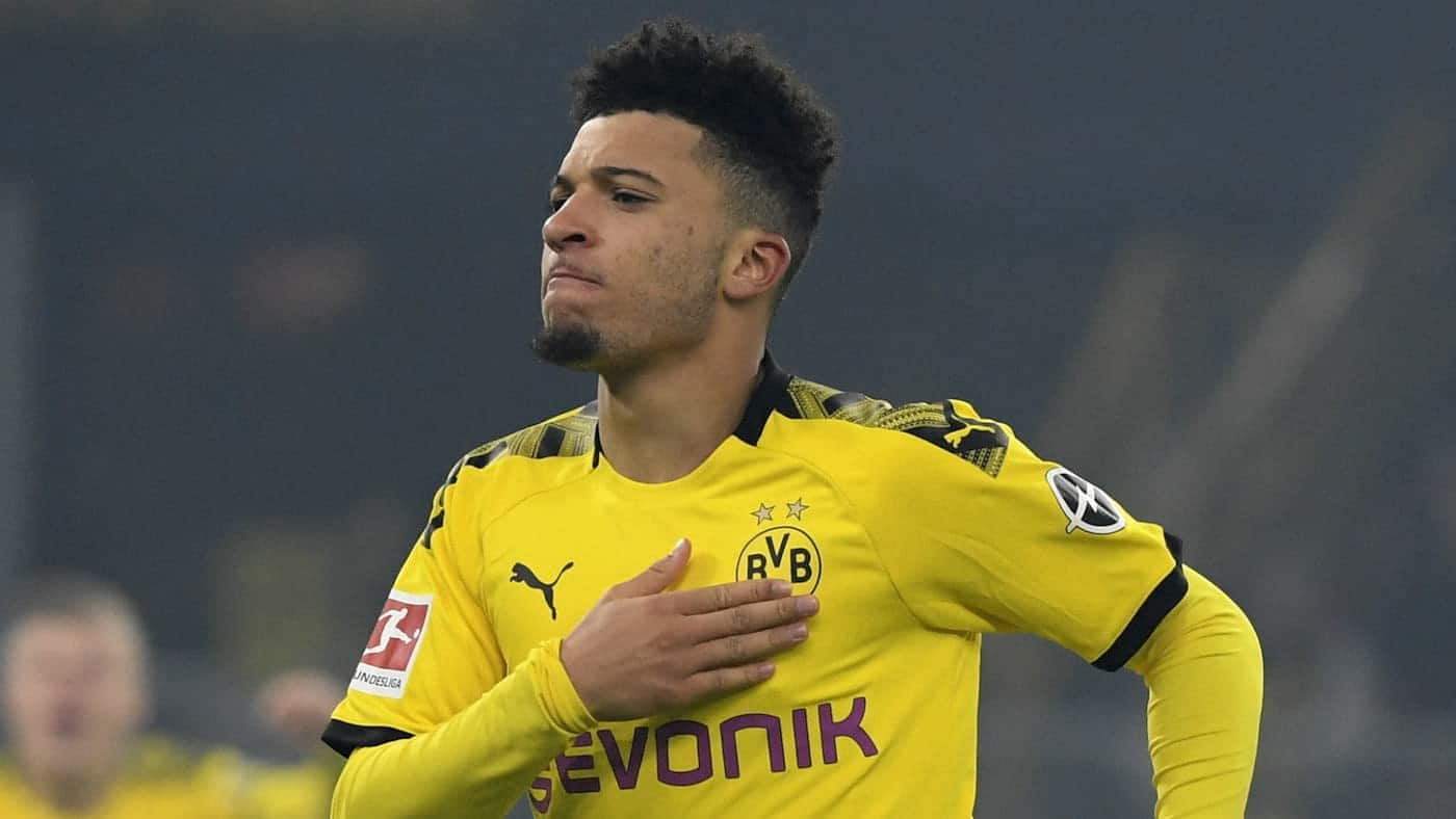 Borussia Dortmund admite liberar Sancho na pr&oacute;xima janela, mas pelo valor certo