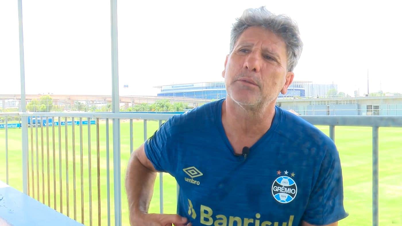 Gr&ecirc;mio anuncia demiss&atilde;o do t&eacute;cnico Renato Portaluppi