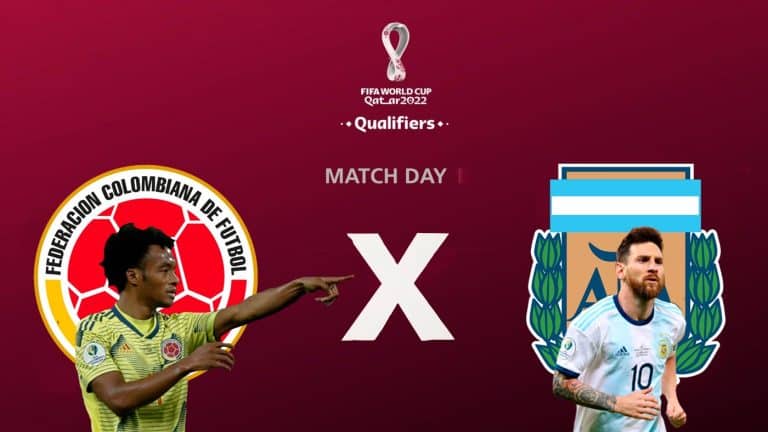 Col&ocirc;mbia x Argentina: Palpite do jogo das Eliminat&oacute;rias da Copa do Mundo 2022 (08/06)