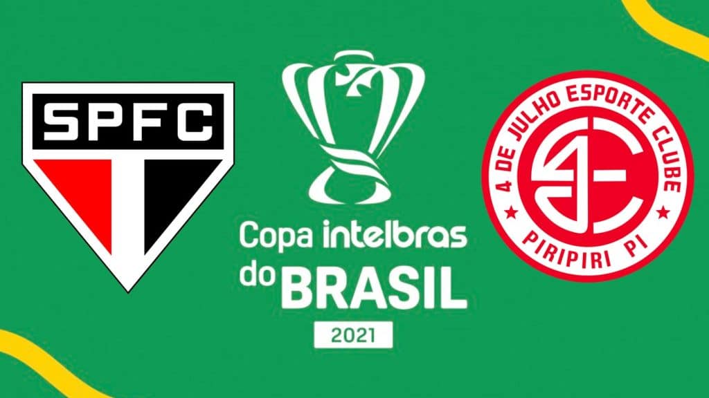S&atilde;o Paulo x 4 de julho: Palpite do jogo da 3&ordf; fase da Copa do Brasil 2021 (08/06)