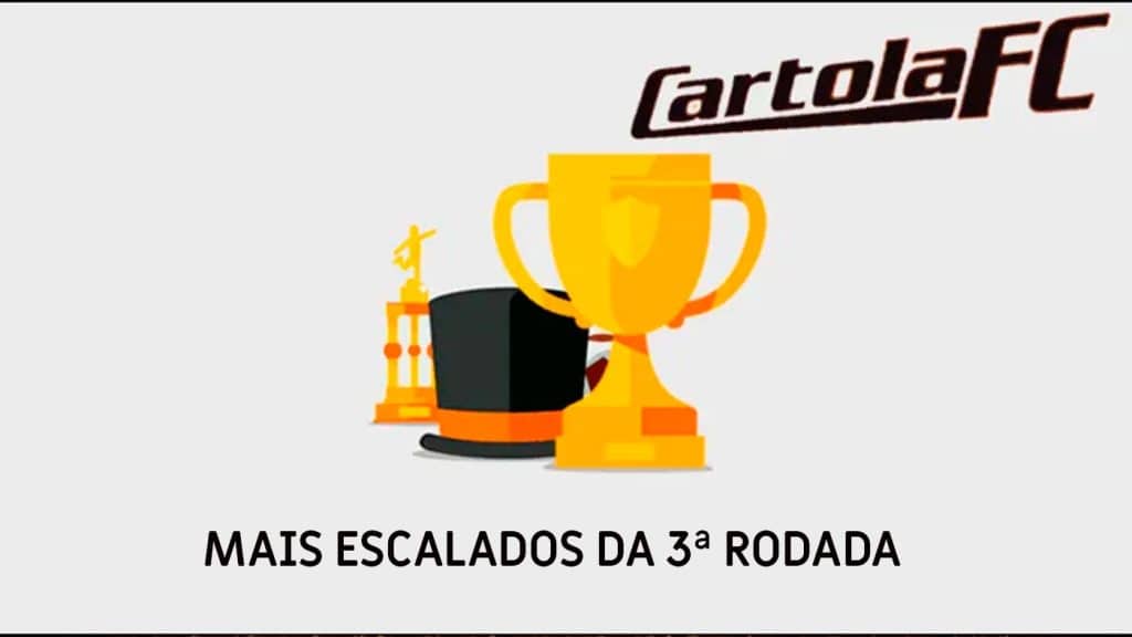 Veja o time dos mais escalados da 3&ordf; Rodada do Cartola FC 2021