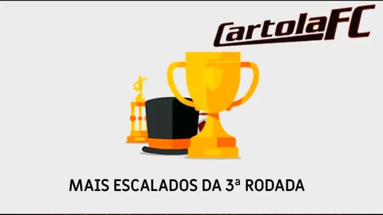 Veja o time dos mais escalados da 3&ordf; Rodada do Cartola FC 2021