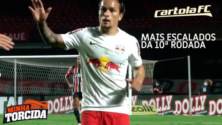 Mais escalados da Rodada 10 do Cartola FC 2021: Veja quem s&atilde;o