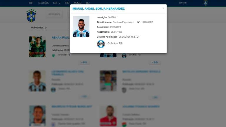 Borja aparece no BID e pode estrear pelo Gr&ecirc;mio contra a Chape; Veja prov&aacute;vel escala&ccedil;&atilde;o