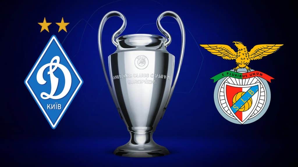 D&iacute;namo de Kiev x Benfica: Onde assistir ao vivo, hor&aacute;rio e escala&ccedil;&otilde;es
