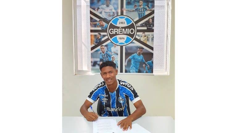 Lucas Kawan, do Gr&ecirc;mio, desperta o interesse italiano e americano