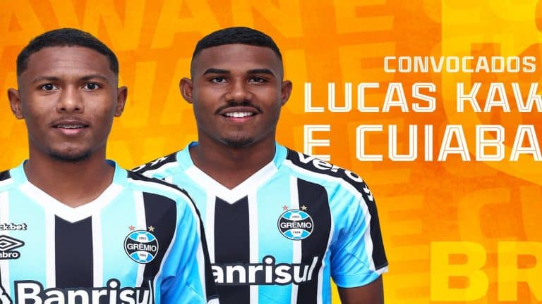Lucas Kawan e Cuiabano, ambos do Gr&ecirc;mio, s&atilde;o convocados para a Sele&ccedil;&atilde;o Brasileira sub-20