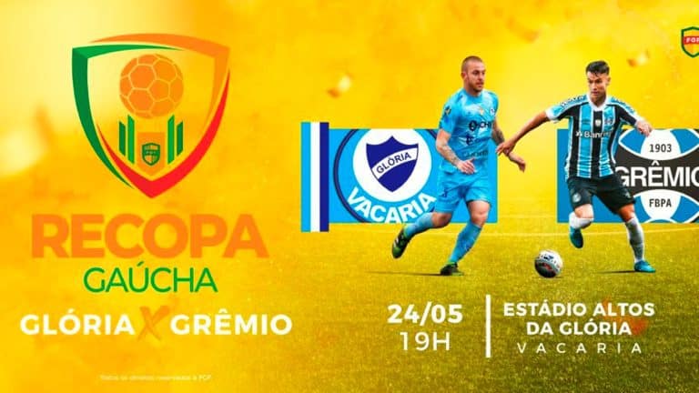 Recopa Ga&uacute;cha: Gl&oacute;ria x Gr&ecirc;mio; transmiss&atilde;o e escala&ccedil;&otilde;es