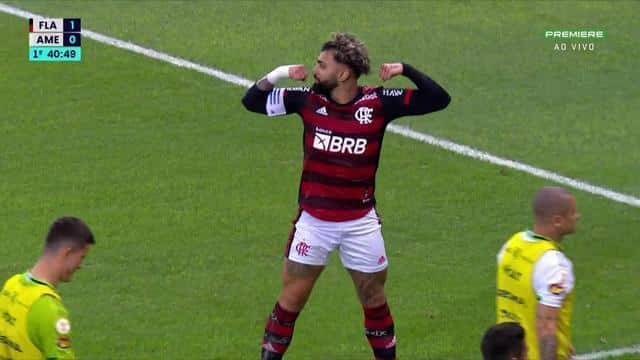 Flamengo vence o Am&eacute;rica Mineiro; veja os melhores momentos