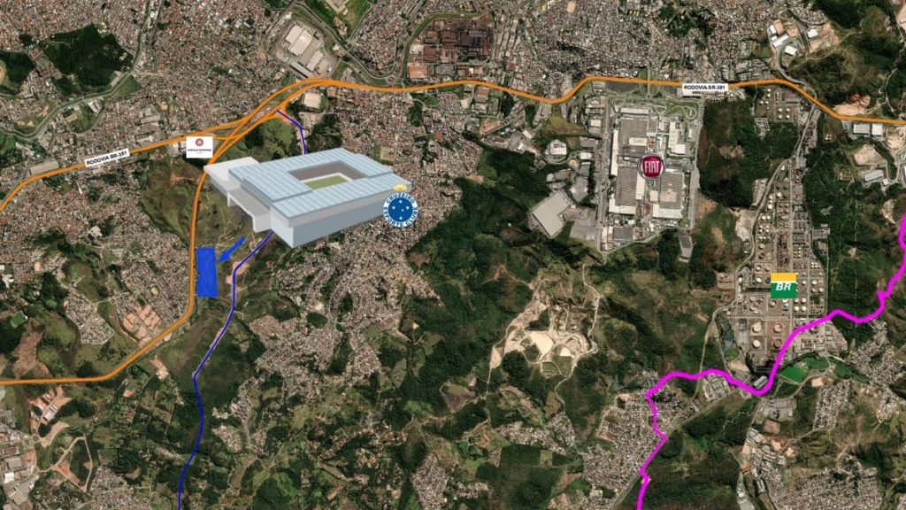 Projeto do est&aacute;dio do Cruzeiro est&aacute; sendo avaliado