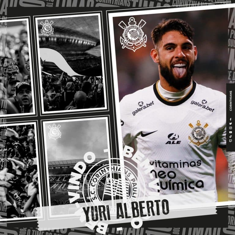 Com an&uacute;ncio oficial, Yuri Alberto &eacute; jogador do Corinthians
