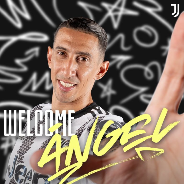 Bem-vindo, Angel Di Mar&iacute;a! Juventus anuncia argentino
