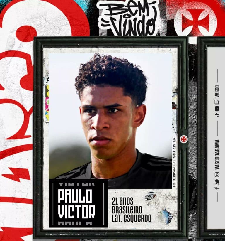 Vasco anuncia contrata&ccedil;&atilde;o de Paulo Victor