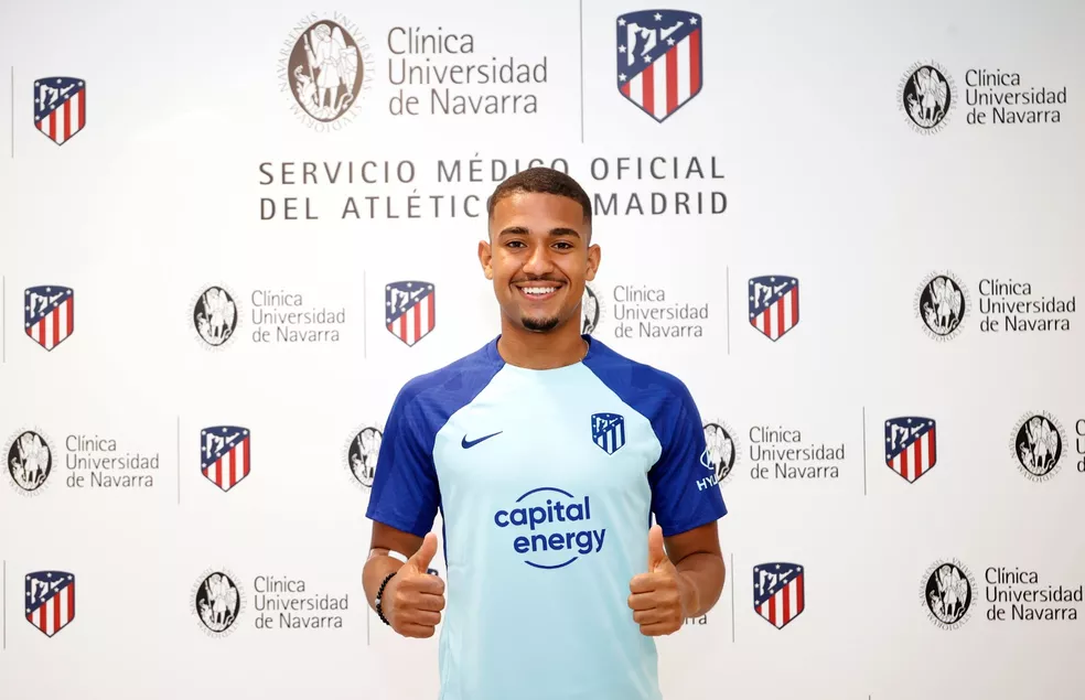 Atl&eacute;tico de Madrid anuncia Samuel Lino, ex-Gil Vicente