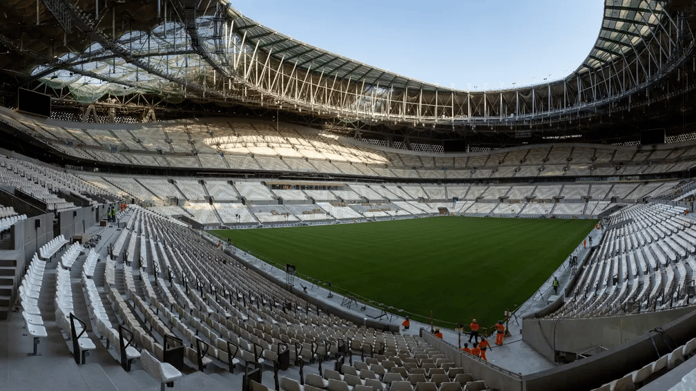 Est&aacute;dio Lusail, palco da final da Copa do Mundo e de dois jogos do Brasil na fase de grupos &mdash; Foto destaque: Reprodu&ccedil;&atilde;o/Comit&ecirc; Organizador Catar 2022