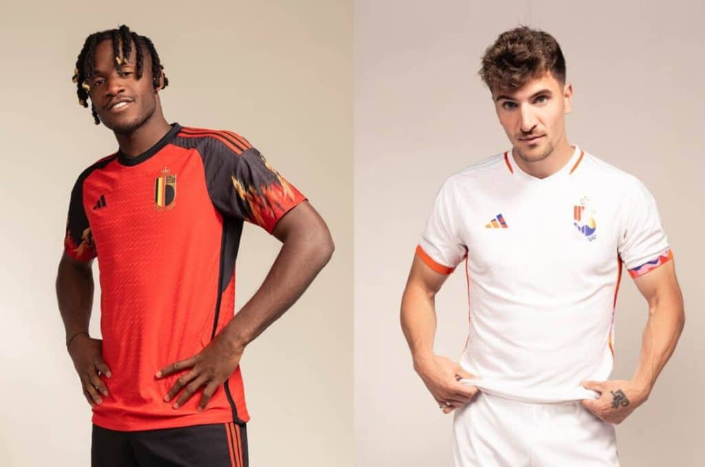 Sele&ccedil;&atilde;o Belga divulga uniformes para a Copa do Mundo 2022, no Catar