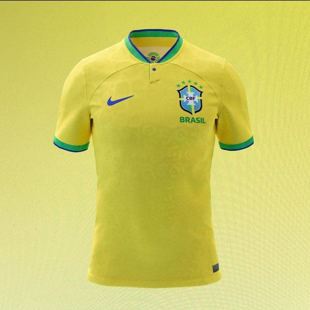 Camisa da Sele&ccedil;&atilde;o Brasileira para Copa do Mundo 2022 &eacute; lan&ccedil;ado