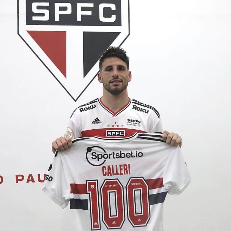 Calleri completa 100 jogos com a camisa do S&atilde;o Paulo
