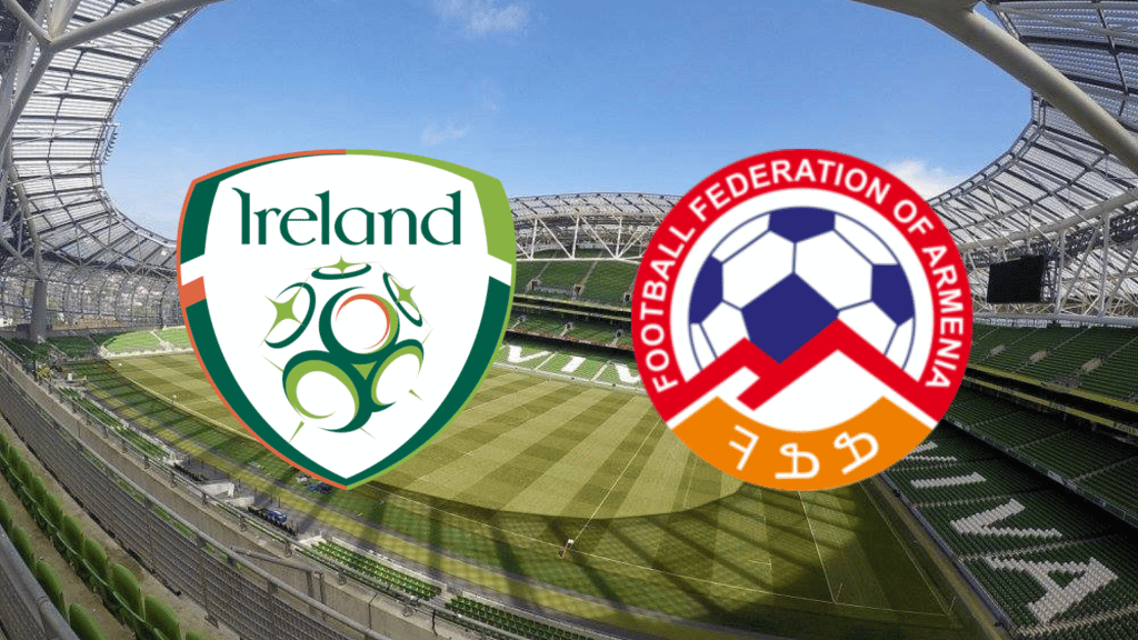 Irlanda x Arm&ecirc;nia: onde assistir ao vivo, hor&aacute;rio e escala&ccedil;&otilde;es