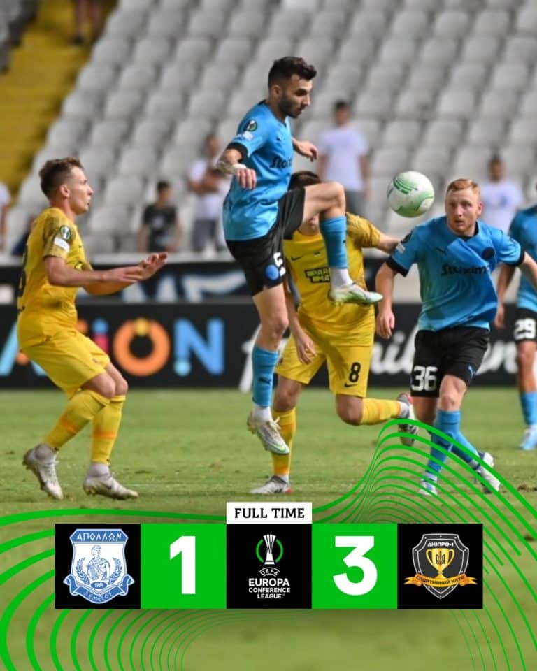 Dnipro vence Apollon: confira os melhores momentos