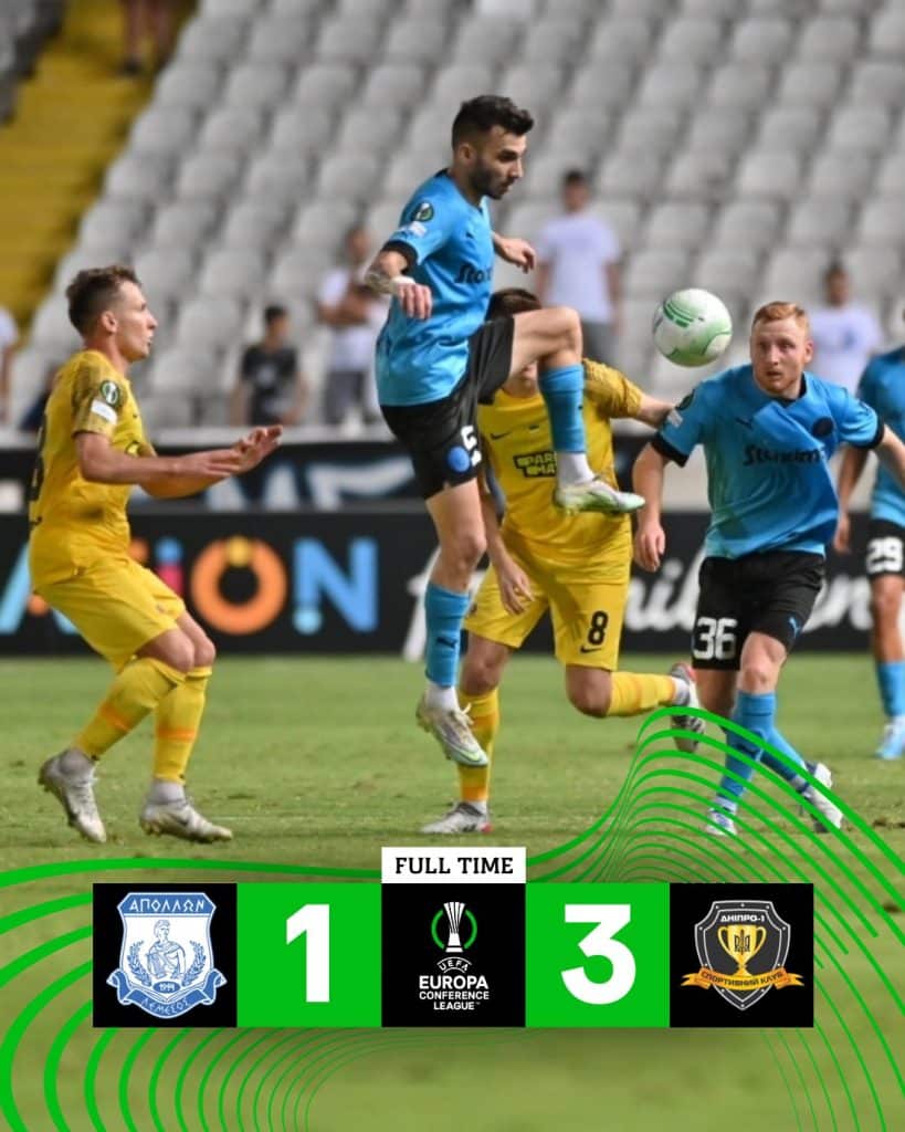 Dnipro vence Apollon: confira os melhores momentos