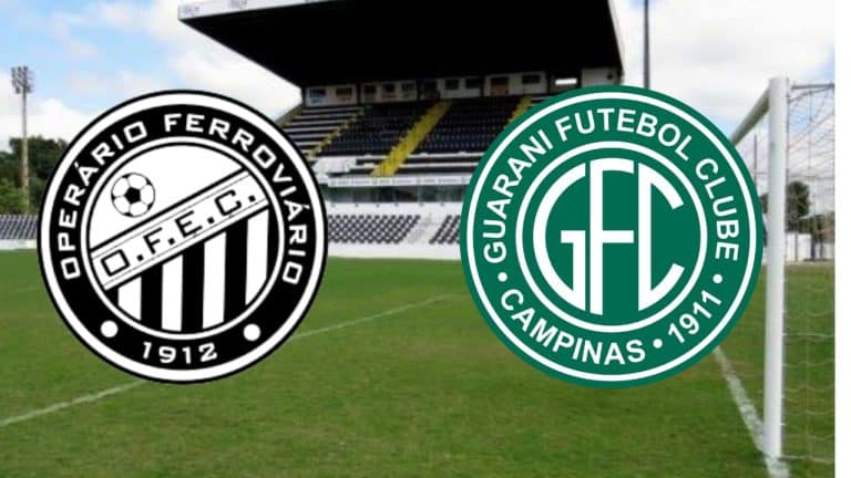 Oper&aacute;rio x Guarani: onde assistir ao vivo, hor&aacute;rio e escala&ccedil;&atilde;o