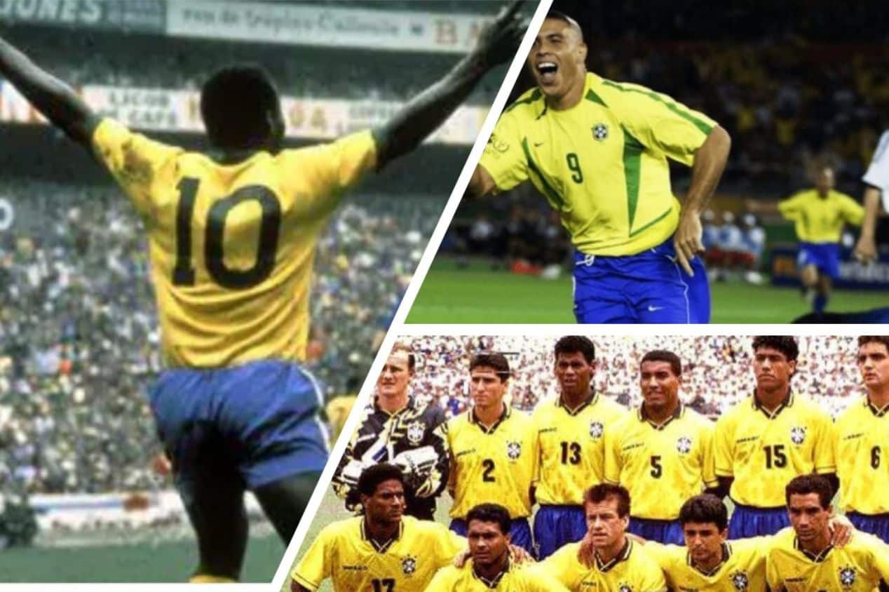 <em>Brasil no topo em lista de sele&ccedil;&otilde;es que mais marcaram em Copas do Mundo - Foto destaque: Reprodu&ccedil;&atilde;o / CBF</em>