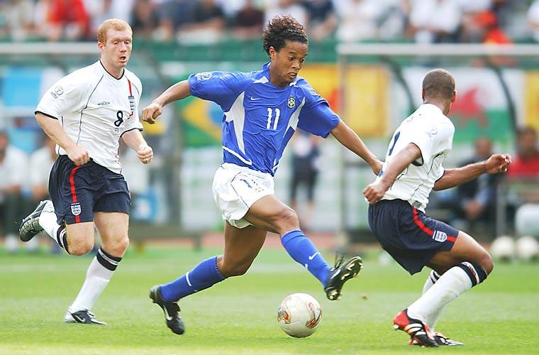 Brasil x Inglaterra - Copa do Mundo 2002 - Foto destaque: Reprodu&ccedil;&atilde;o / Veja.com