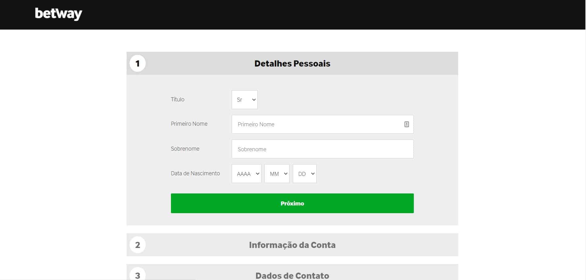 Como fazer o seu Betway cadastro em 5 passos pr&aacute;ticos