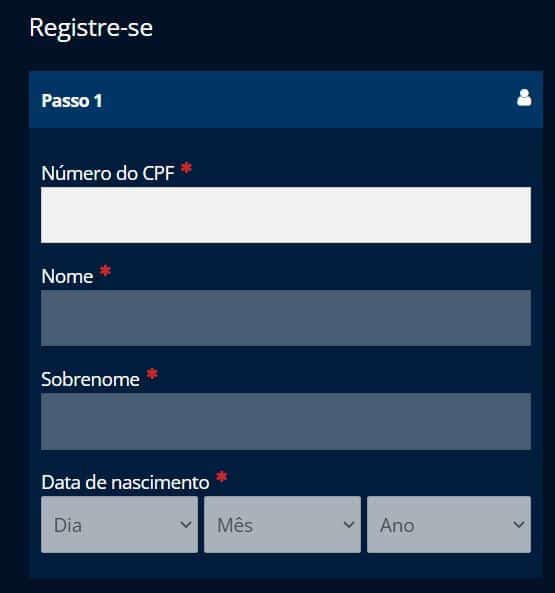 Como fazer o cadastro no Estrela Bet?