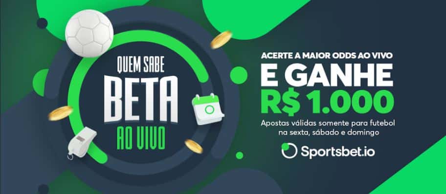 A primeira aposta dentro desta casa de apostas