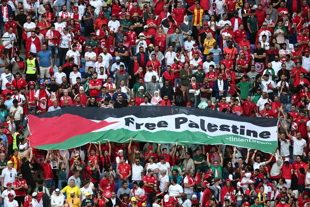 &ldquo;Free Palestine&rdquo;: a mensagem que torcedores &aacute;rabes levam consigo para os jogos da Copa do Mundo