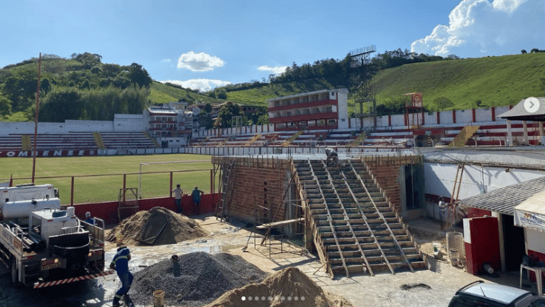 Tombense realiza obras no Almeid&atilde;o para disputa dos jogos do Campeonato Mineiro e Copa do Brasil