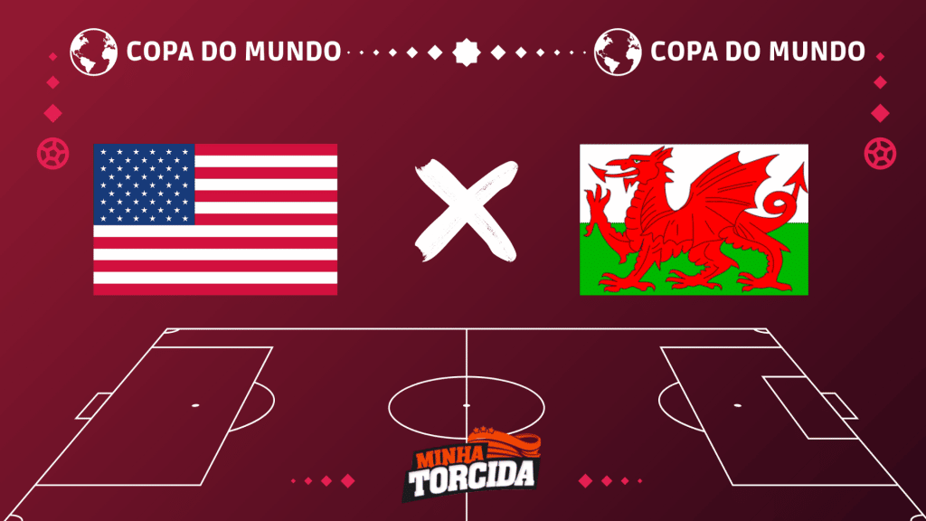 Estados Unidos x Pa&iacute;s de Gales: onde assistir ao vivo, hor&aacute;rio e escala&ccedil;&otilde;es