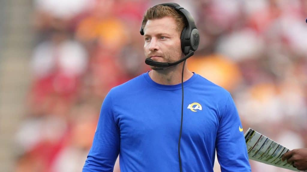 Sean McVay revela que recupera&ccedil;&atilde;o de jogador do Los Angeles Rams ser&aacute; de dia ap&oacute;s dia