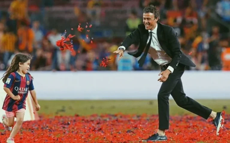 Lu&iacute;s Enrique presta linda homenagem a filha antes de duelo contra a Alemanha