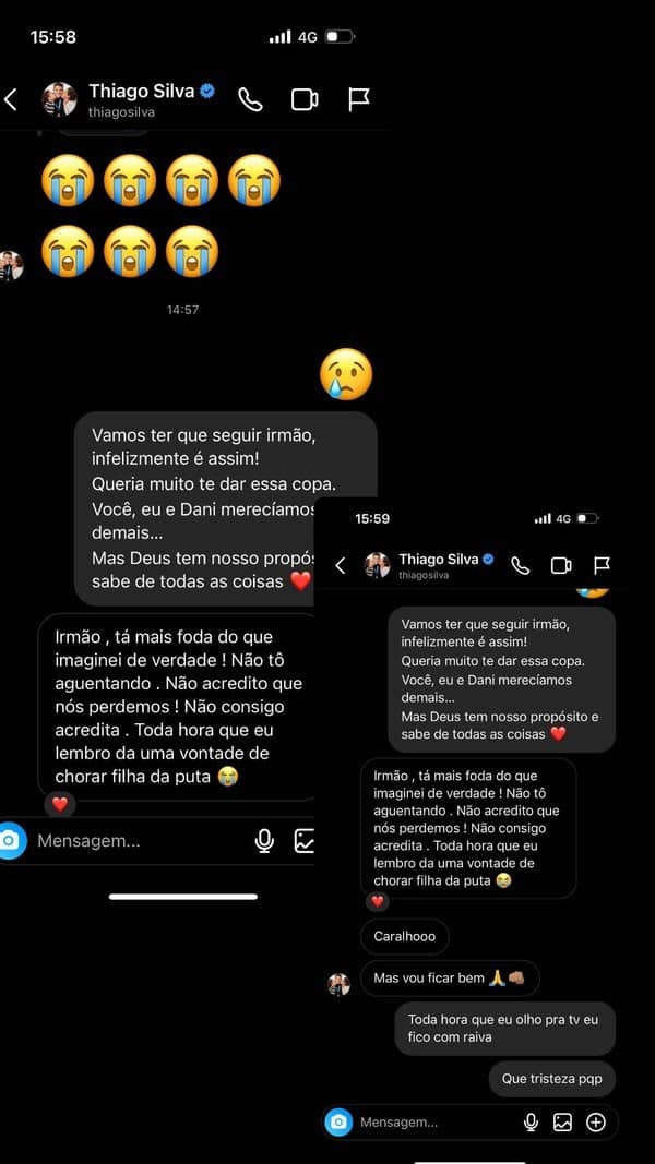 Neymar escreve carta para Tite ap&oacute;s elimina&ccedil;&atilde;o do Brasil e demiss&atilde;o do t&eacute;cnico na Copa do Mundo