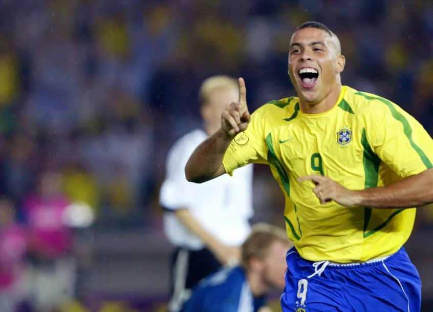 Ronaldo marcou os dois gols da Sele&ccedil;&atilde;o Brasileira na final contra a Alemanha em 2002