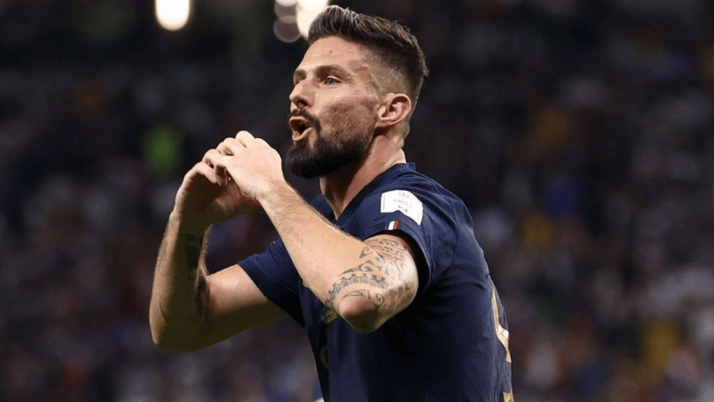 Copa do Mundo: Giroud &eacute; homenageado com camisa que marca seu recorde