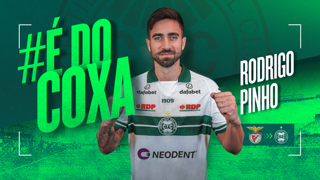 Coritiba acerta contrata&ccedil;&atilde;o de jogador do Benfica