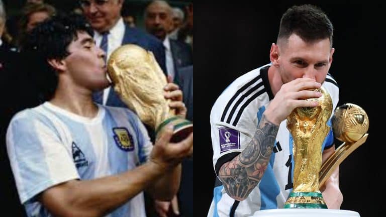 Sele&ccedil;&atilde;o Argentina campe&atilde; e as coincid&ecirc;ncias entre Messi e Maradona