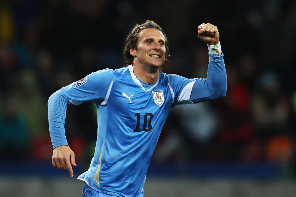 Diego Forl&aacute;n na Copa do Mundo de 2010