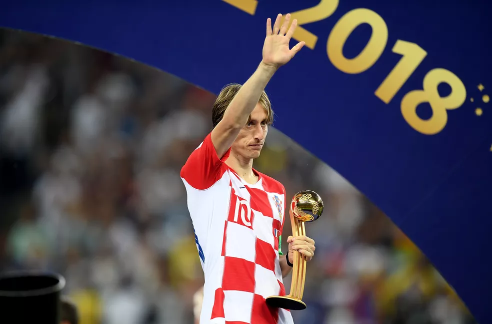 Modric Bola de Ouro Copa do Mundo Cro&aacute;cia