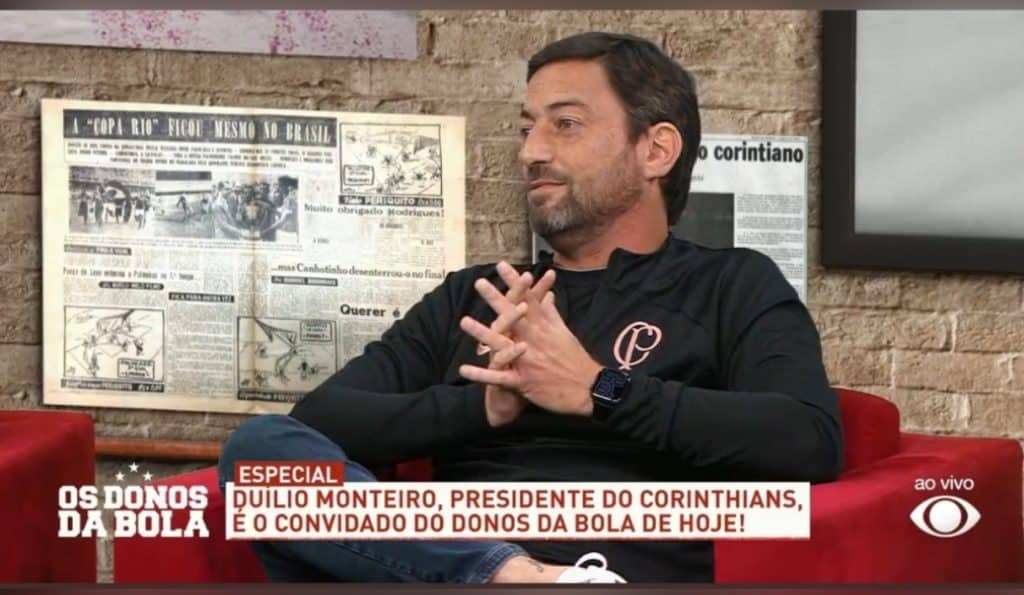 Em entrevista, presidente do Corinthians rebate declara&ccedil;&otilde;es de Vitor Pereira