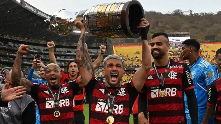 Arrascaeta completa 200 jogos com a camisa do Flamengo; confira os n&uacute;meros do jogador