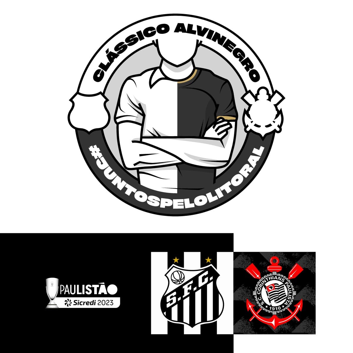 Santos e Corinthians se unem em campanha para ajudar v&iacute;timas do litoral