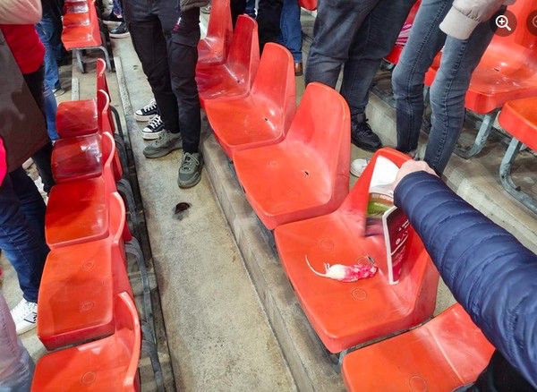 INACREDIT&Aacute;VEL! Ratos mortos s&atilde;o atirados na torcida advers&aacute;ria em jogo
